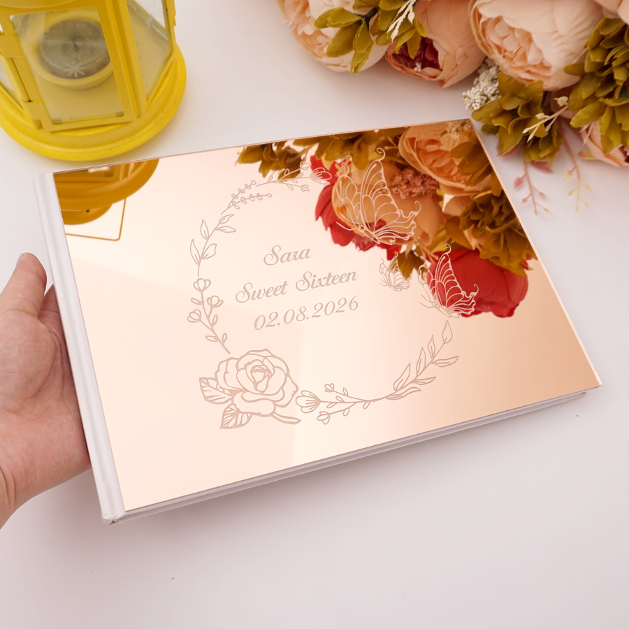 Personalized Guest Book - Libro de Visitas de Acrílico con