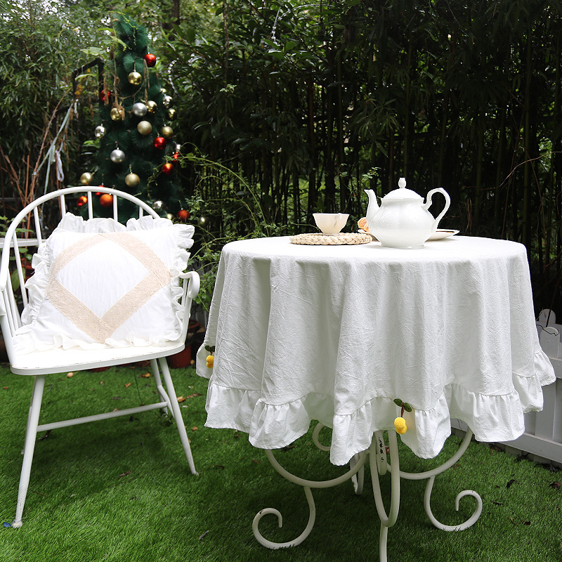 Wedding Ceremony Supply - Mantel rústico con volantes de granja,