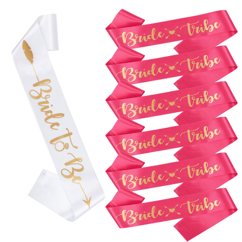 Bride Tribe Sash - Conjunto de fajas para damas de