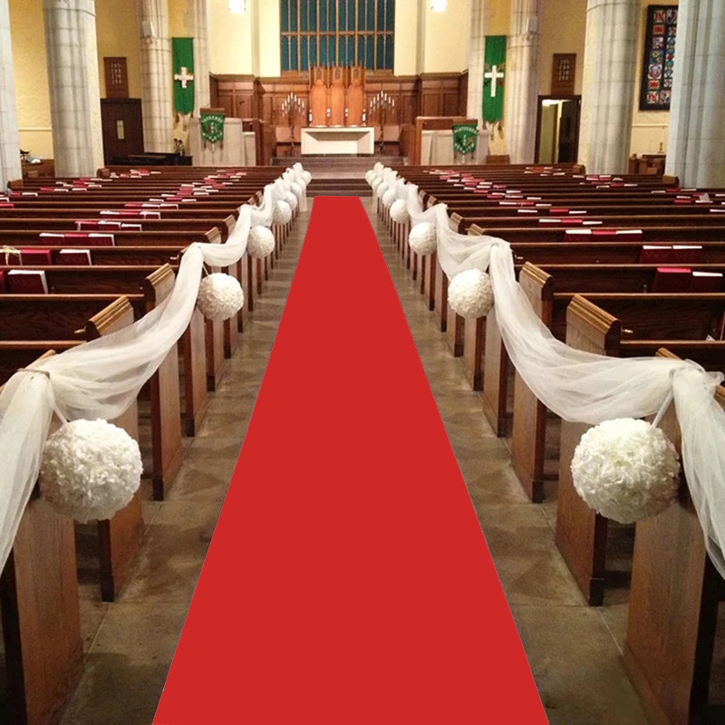 Aisle Runner White - Alfombras para Bodas, Ideales para Banquetes,