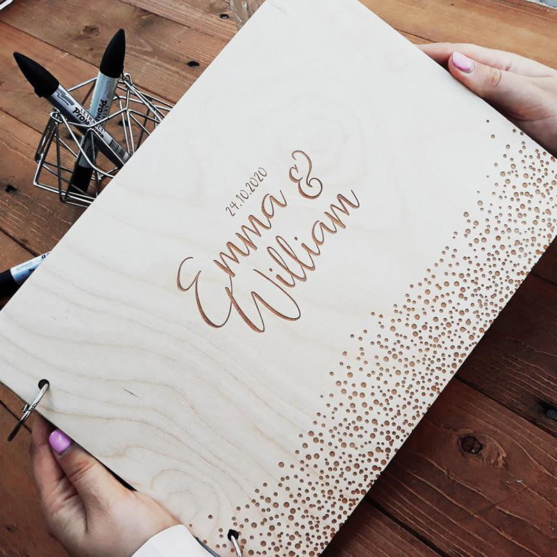 Personalized Guest Book - Libro de Visitas de boda personalizado,