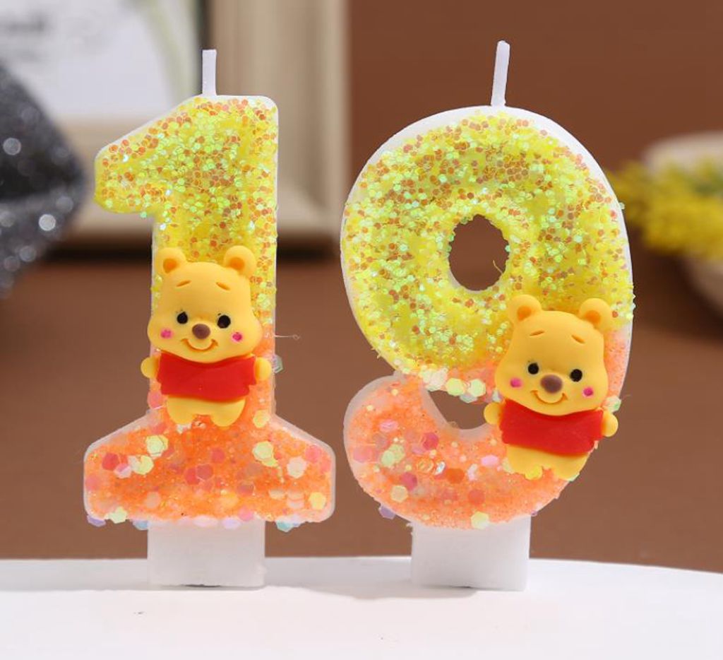 Unity Candle Set - Vela con número de Anime 0-9,