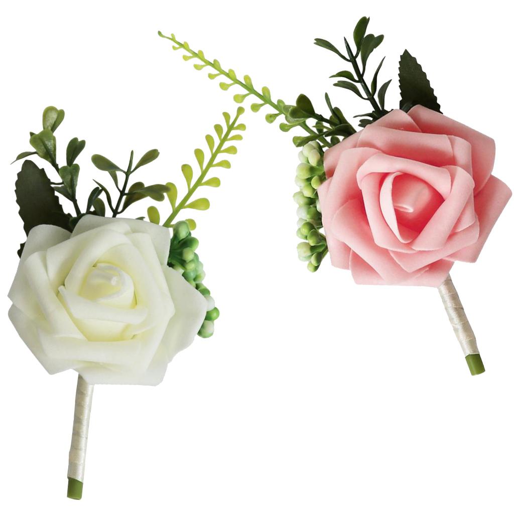 Wedding Ceremony Supply - Corsage de Novia con Rosa de
