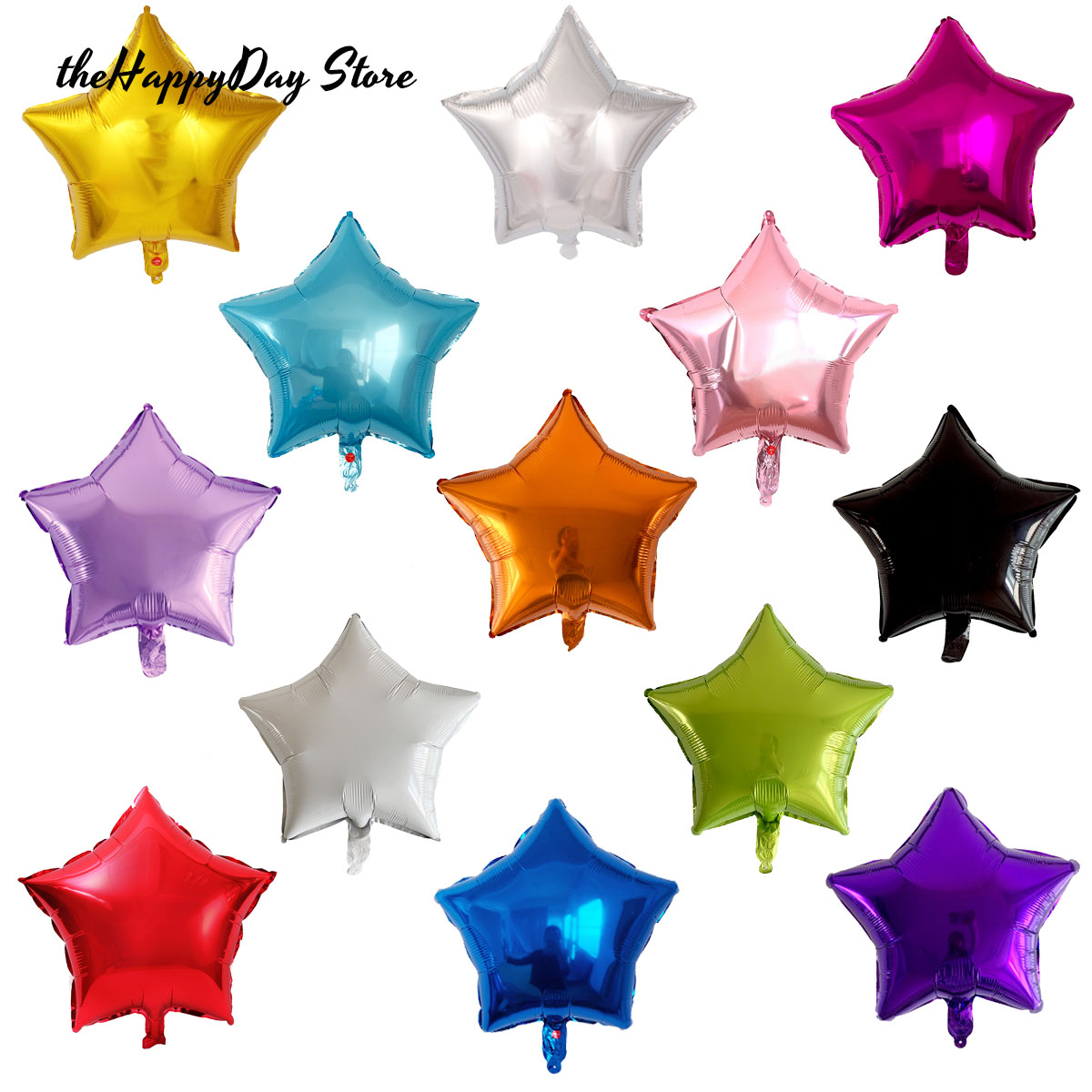Confetti Balloon Set - 10/5/1 Uds. Globos metálicos de aluminio