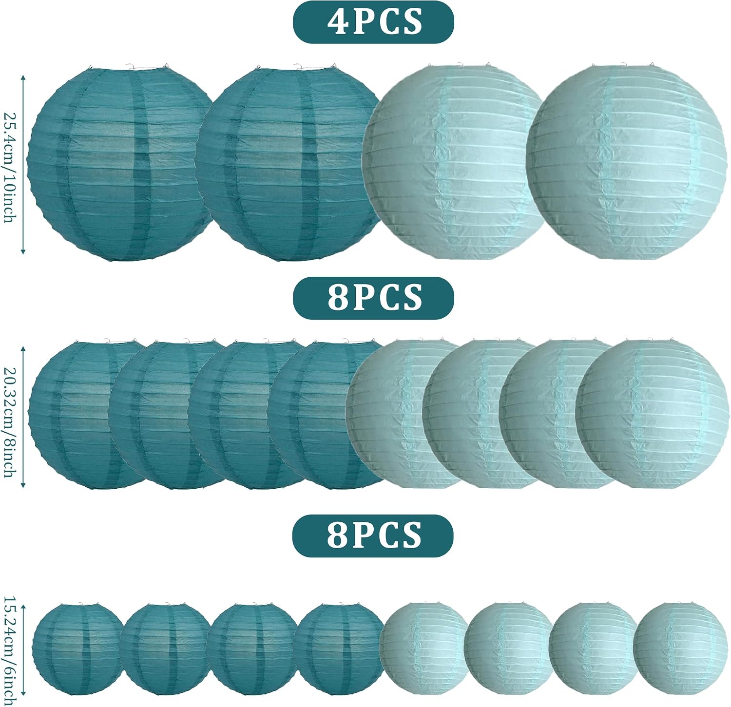 20 Linternas de Papel Decorati - Wedding Ceremony Supply reseña y precio