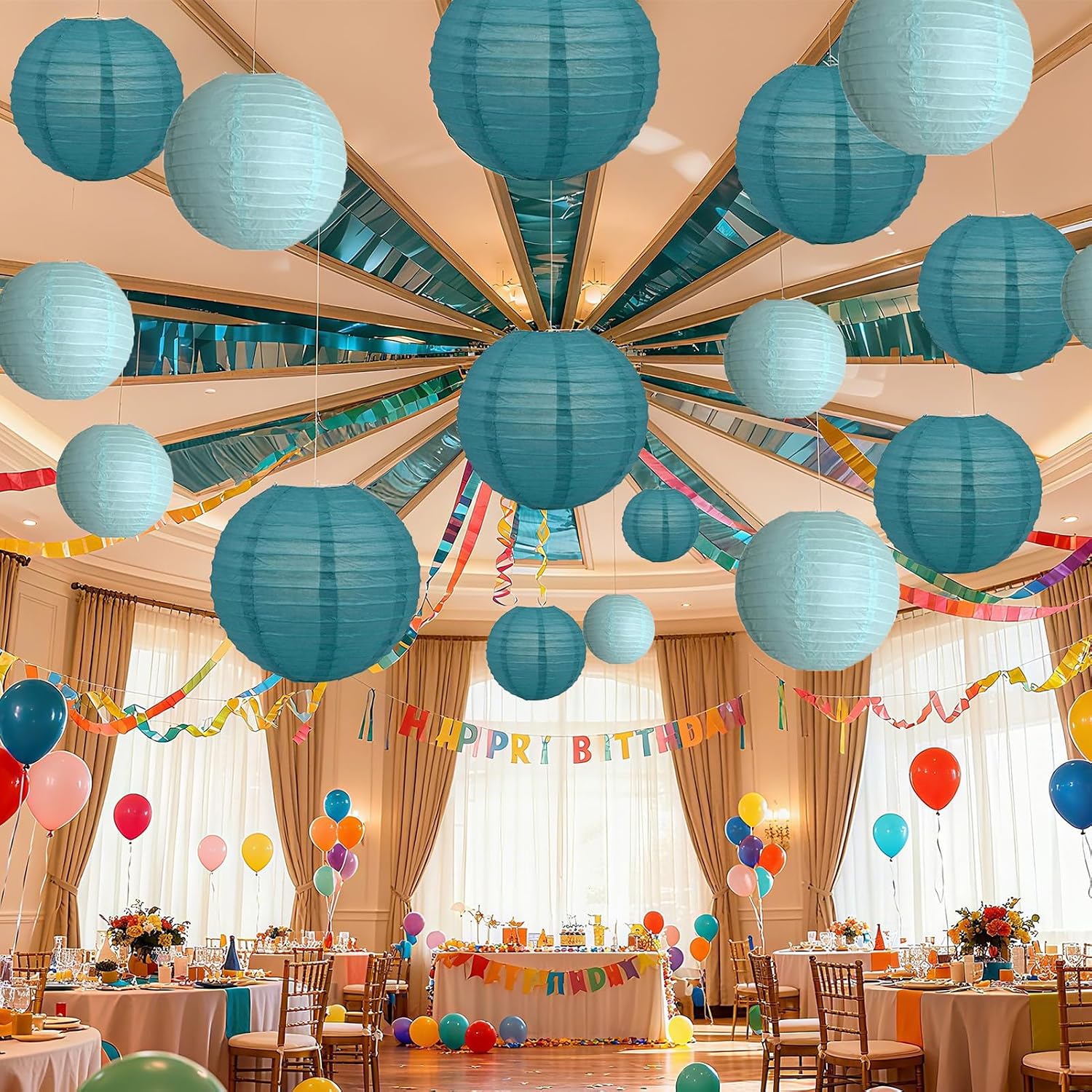 20 Linternas de Papel Decorati - Wedding Ceremony Supply reseña y precio