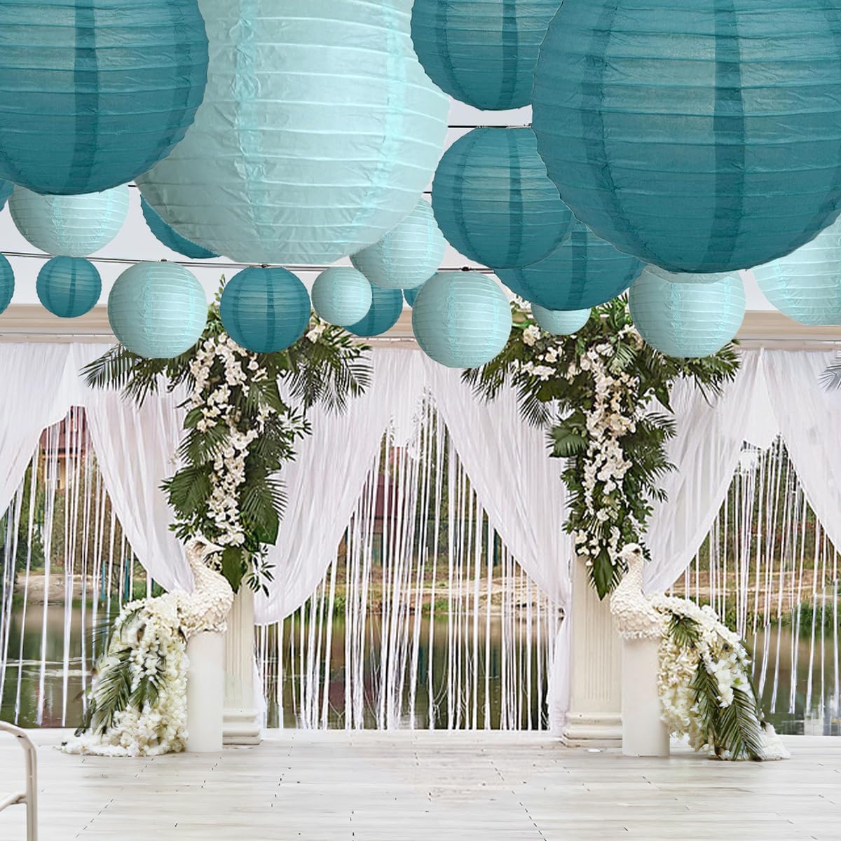 20 Linternas de Papel Decorati - Wedding Ceremony Supply reseña y precio