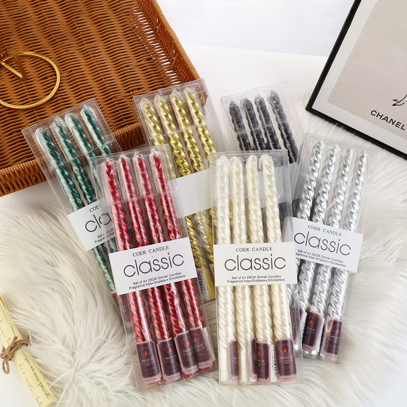 Candelabro roscado de colores  - Unity Candle Set reseña y precio