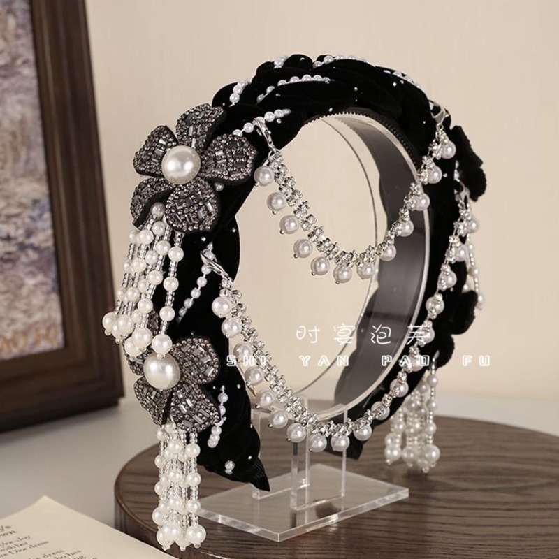 Diadema de terciopelo floral é - Good Floral & Wedding Decor Supply Photos reseña y precio