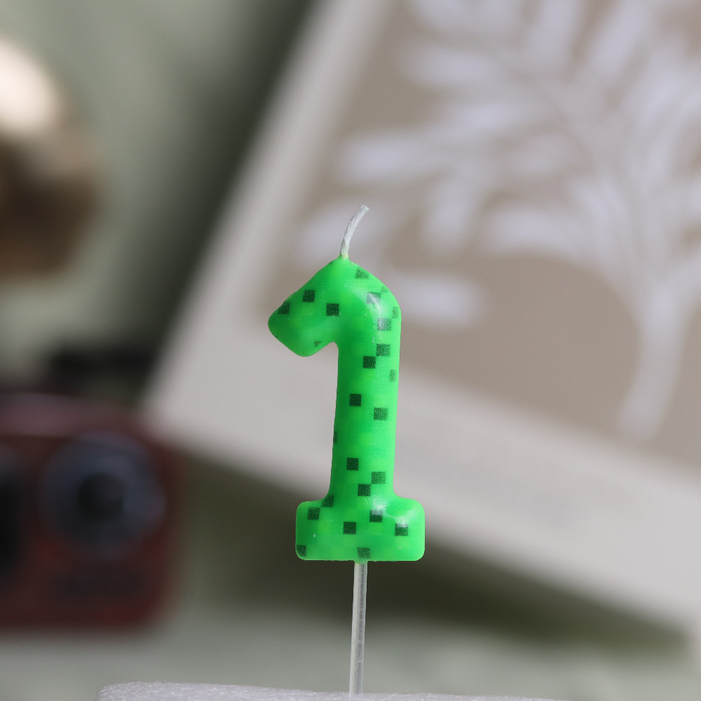 Velas de Mosaico Verde con Núm - Unity Candle Set reseña y precio
