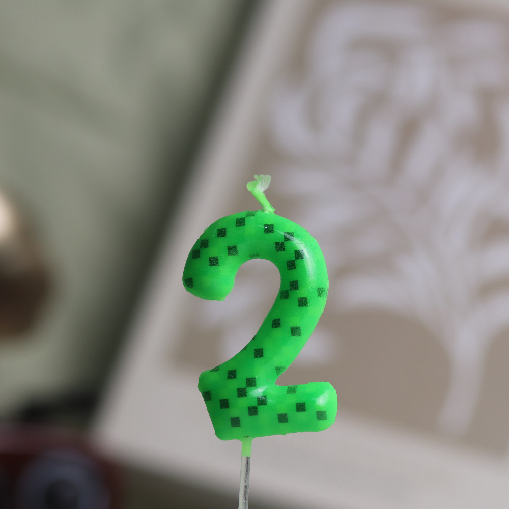 Velas de Mosaico Verde con Núm - Unity Candle Set reseña y precio