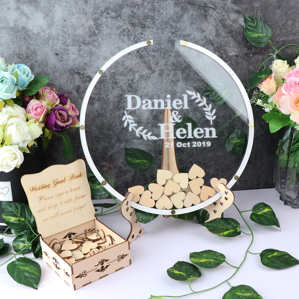 Libro de invitados de boda red - Personalized Guest Book reseña y precio