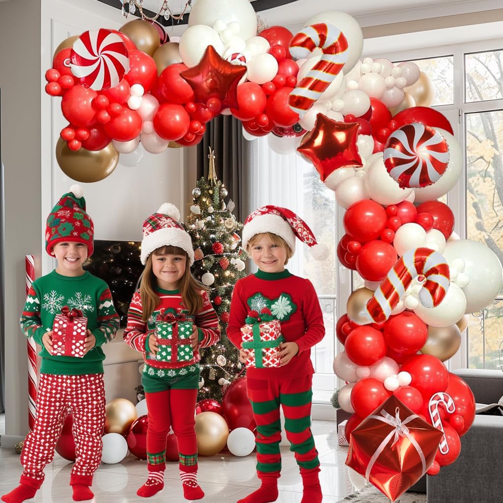 Kit de arco de globos navideño - Wedding Balloon Arch reseña y precio