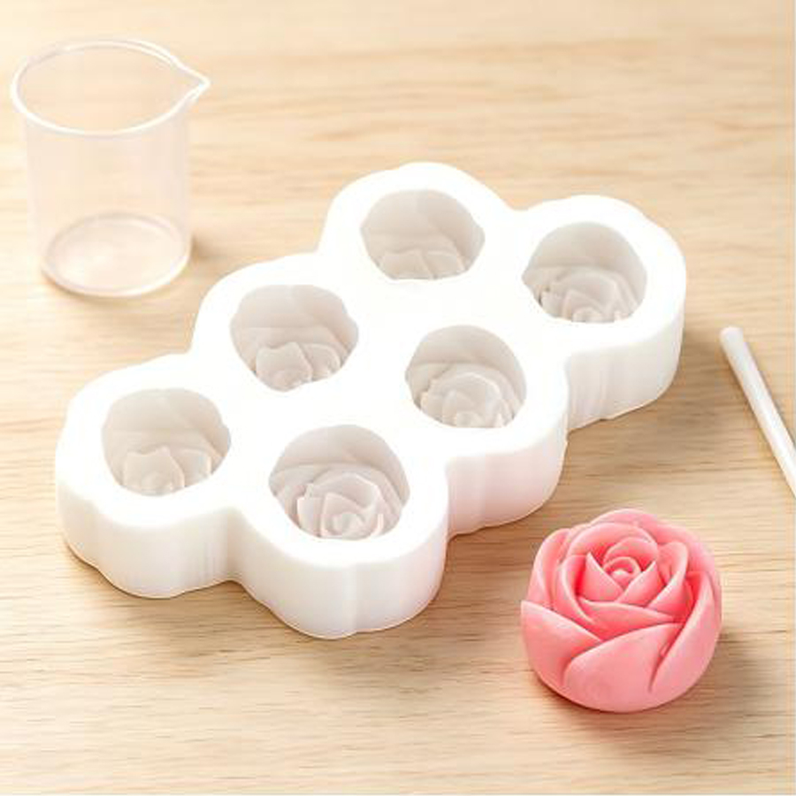 Juego de 6 moldes de silicona  - Unity Candle Set reseña y precio