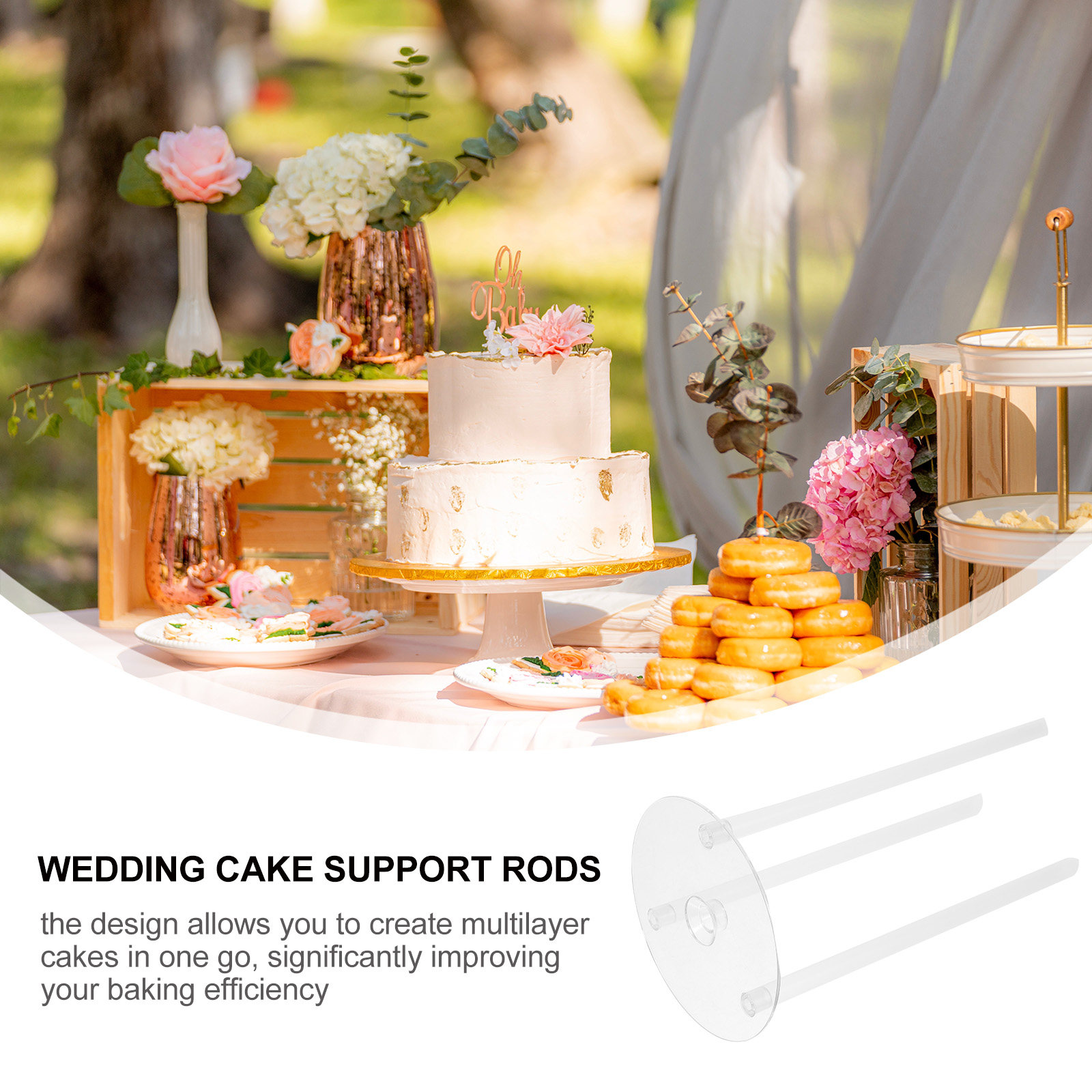 Juego de 4 espaciadores flotan - Wedding Support reseña y precio
