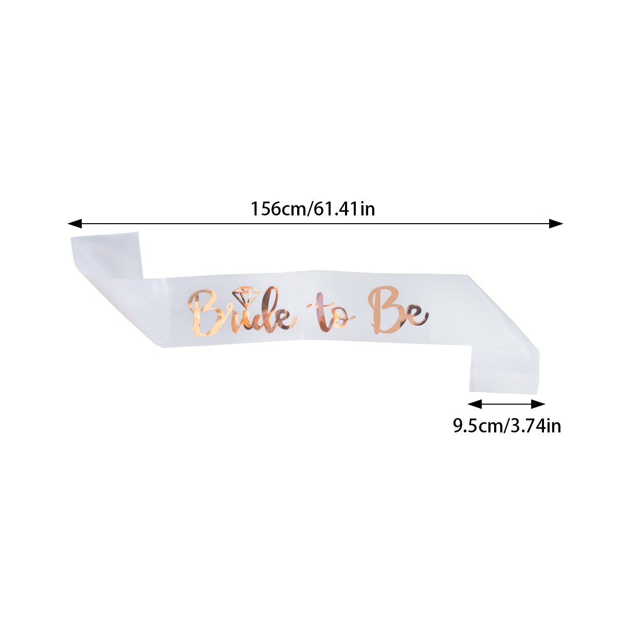 Champagne/oro rosa novia para  - Bride Tribe Sash reseña y precio