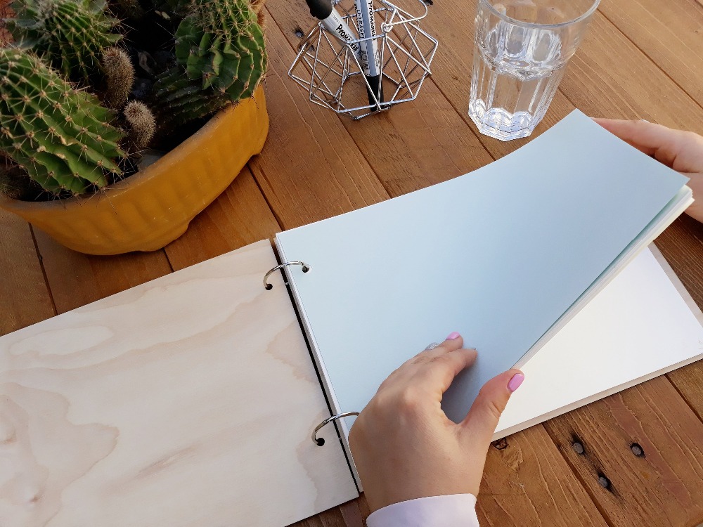 Libro de recuerdos de aniversa - Personalized Guest Book reseña y precio