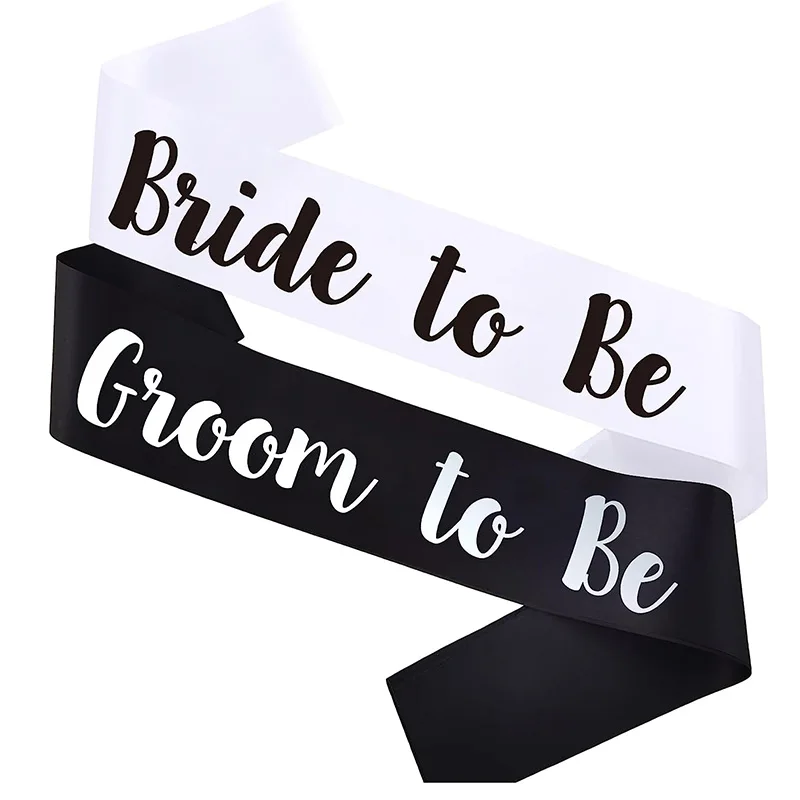 Novio novia para ser faja desp - Bride Tribe Sash reseña y precio