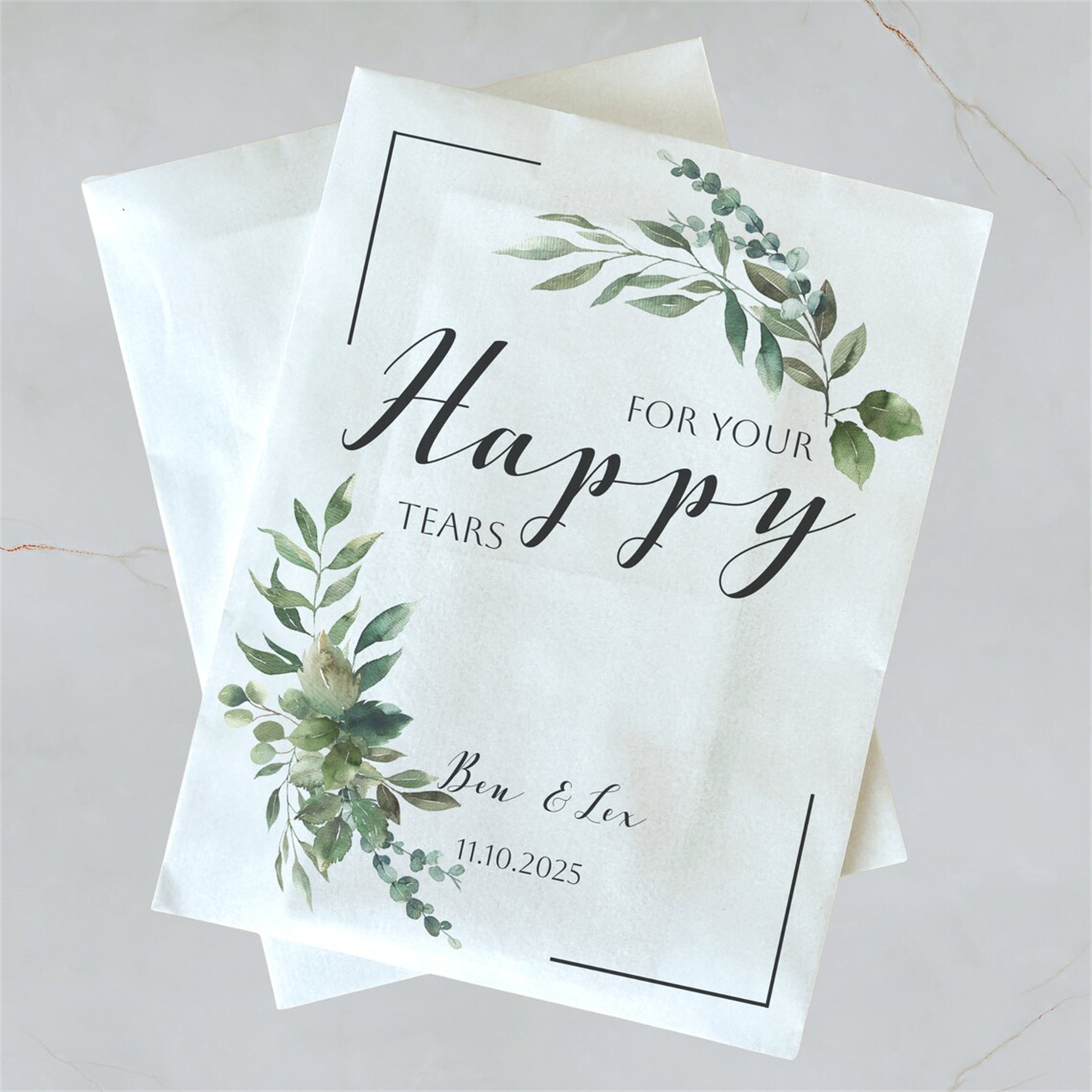 Bolsitas de Papel para Lágrima - Wedding Ceremony Supply reseña y precio