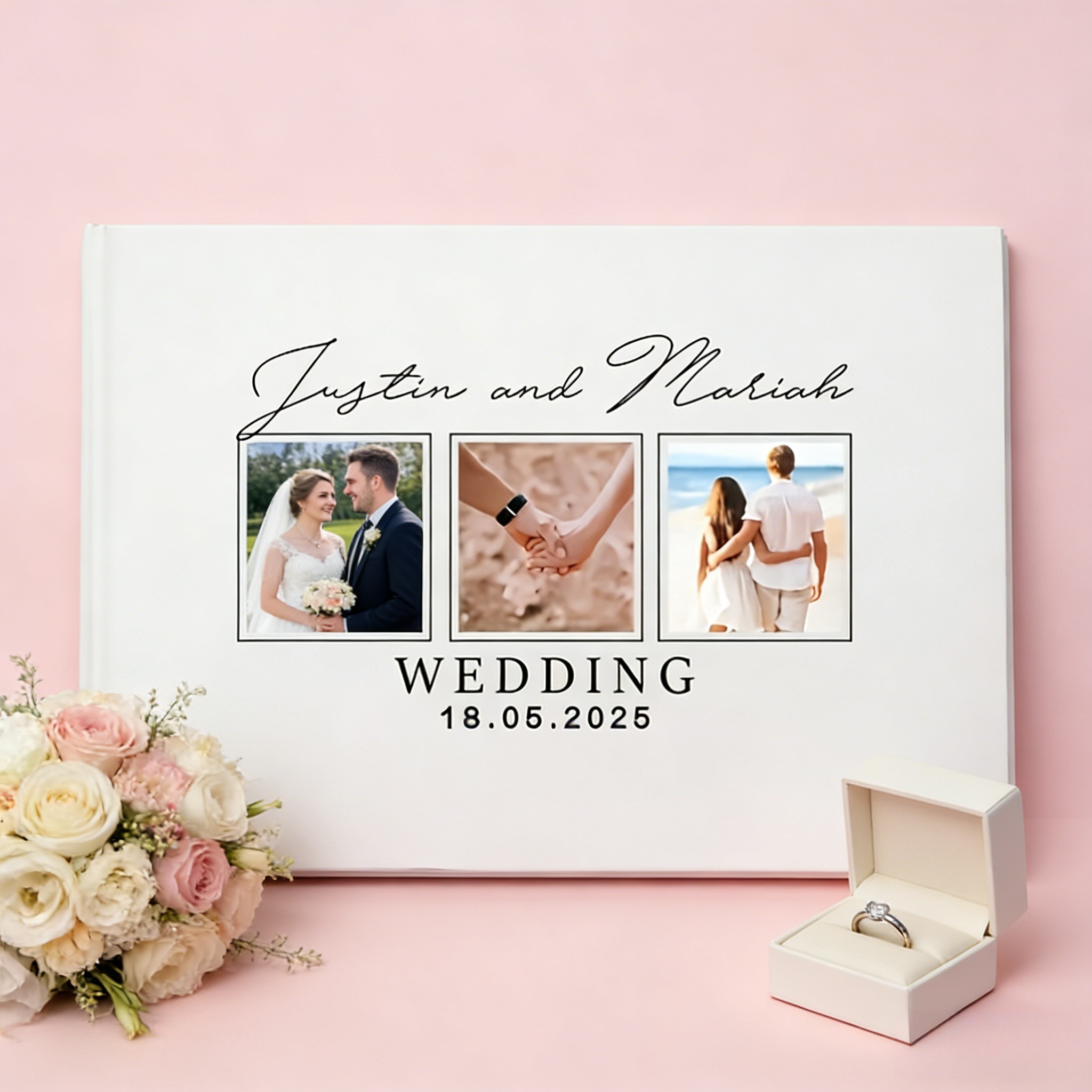 Un Libro de Visitas Personaliz - Personalized Guest Book reseña y precio