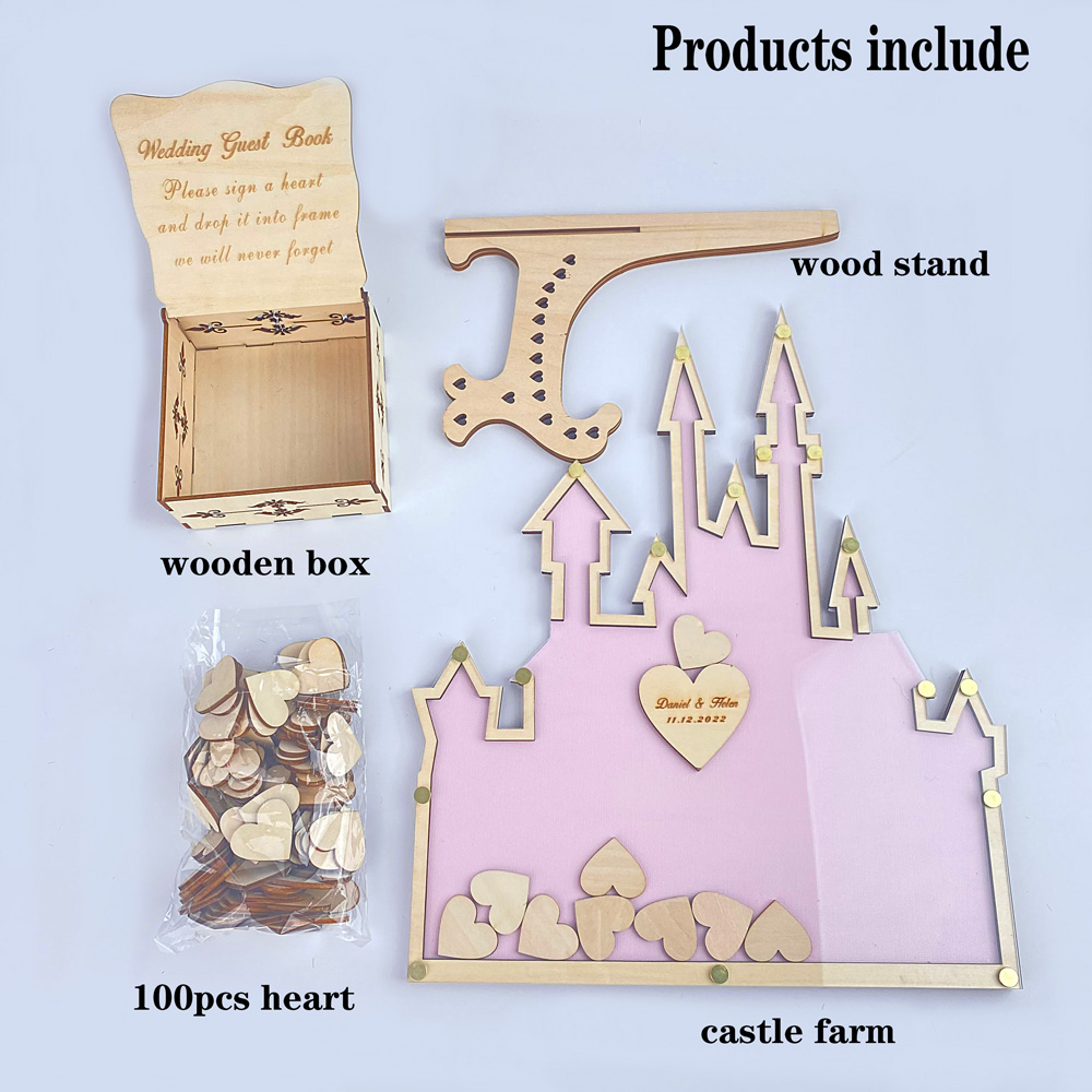 Personalizado, Castillo de lib - Personalized Guest Book reseña y precio