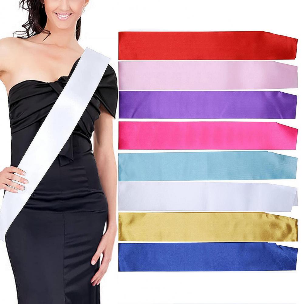 Faja de fiesta en blanco para  - Bride Tribe Sash reseña y precio