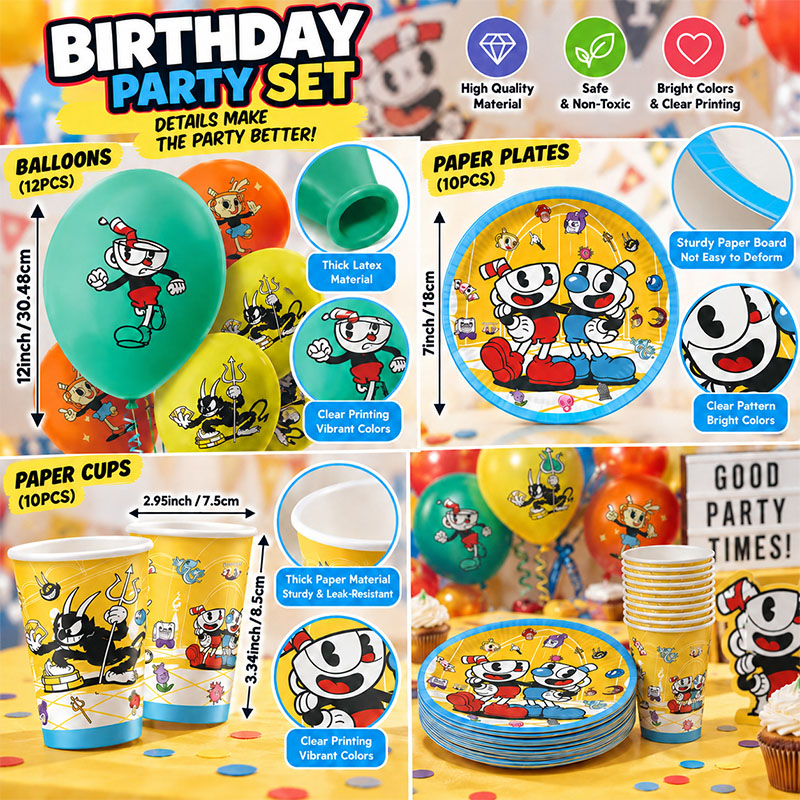 Vajilla Desechable con Temátic - Confetti Balloon Set reseña y precio