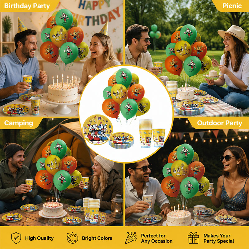 Vajilla Desechable con Temátic - Confetti Balloon Set reseña y precio